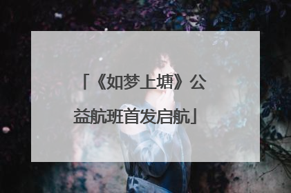 《如梦上塘》公益航班首发启航