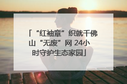 “红袖章”织就千佛山“无废”网 24小时守护生态家园