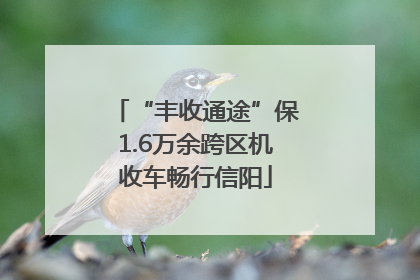 “丰收通途”保1.6万余跨区机收车畅行信阳