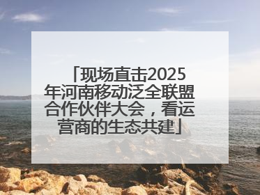 现场直击2025年河南移动泛全联盟合作伙伴大会，看运营商的生态共建