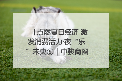 点燃夏日经济 激发消费活力·夜“乐”未央⑤｜中骏商圈：烟火与潮流共舞