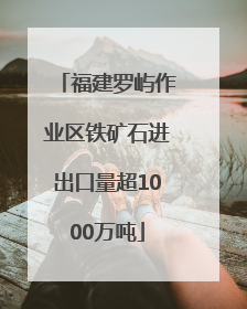 福建罗屿作业区铁矿石进出口量超1000万吨