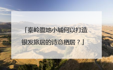 秦岭腹地小城何以打造银发旅居的诗意栖居？