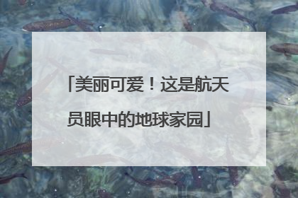 美丽可爱！这是航天员眼中的地球家园