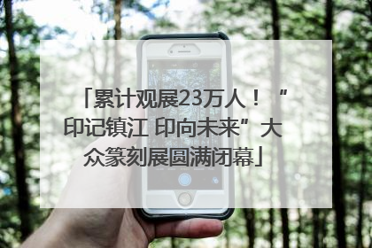 累计观展23万人！“印记镇江 印向未来”大众篆刻展圆满闭幕