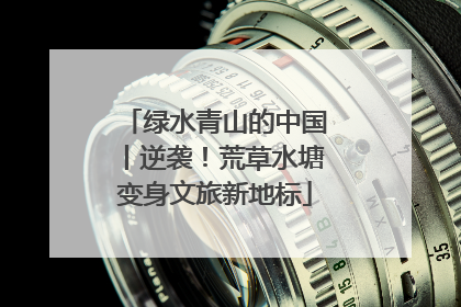 绿水青山的中国丨逆袭！荒草水塘变身文旅新地标