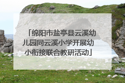 绵阳市盐亭县云溪幼儿园同云溪小学开展幼小衔接联合教研活动