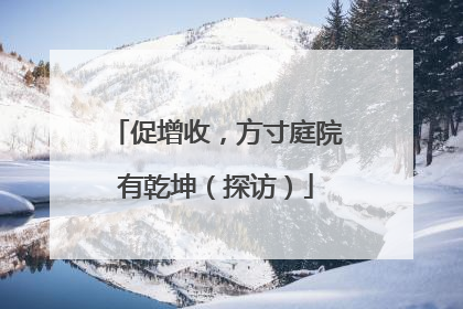 促增收，方寸庭院有乾坤（探访）