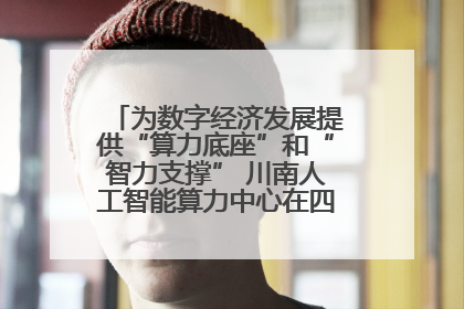 为数字经济发展提供“算力底座”和“智力支撑” 川南人工智能算力中心在四川泸州启动