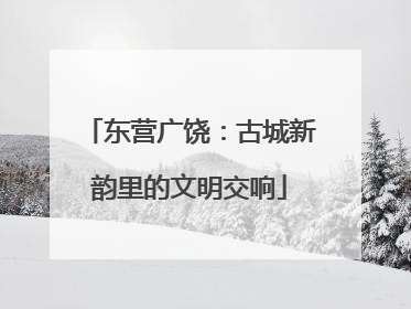 东营广饶：古城新韵里的文明交响
