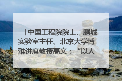 中国工程院院士、鹏城实验室主任、北京大学博雅讲席教授高文：“以人为本 智能向善” 推动文化与科技相生相促｜聚焦2025文化强国建设高峰论坛
