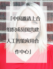 中国邀请上合组织成员国共建人工智能应用合作中心