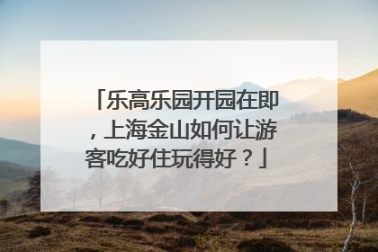 乐高乐园开园在即，上海金山如何让游客吃好住玩得好？