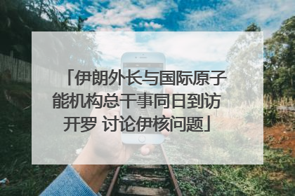 伊朗外长与国际原子能机构总干事同日到访开罗 讨论伊核问题