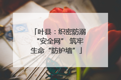 叶县：织密防溺“安全网” 筑牢生命“防护墙”