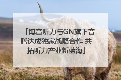 博音听力与GN旗下音腾达成独家战略合作 共拓听力产业新蓝海