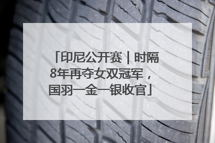 印尼公开赛｜时隔8年再夺女双冠军，国羽一金一银收官