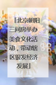 北京朝阳三间房举办美食文化活动，带动辖区银发经济发展
