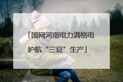 国网河南电力满格电护航“三夏”生产