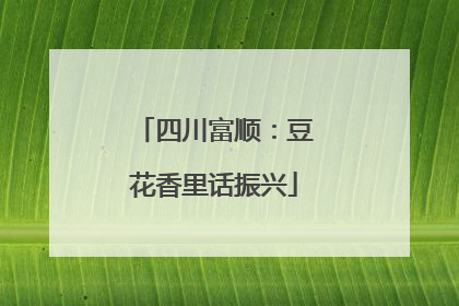 四川富顺：豆花香里话振兴