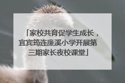 家校共育促学生成长，宜宾筠连廉溪小学开展第三期家长夜校课堂