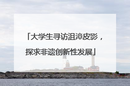大学生寻访沮漳皮影，探求非遗创新性发展