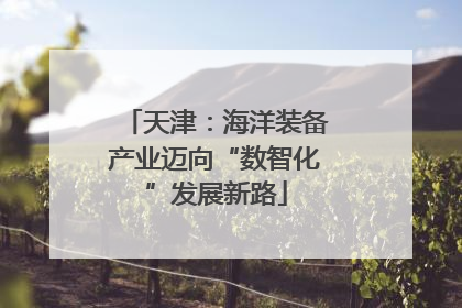 天津：海洋装备产业迈向“数智化”发展新路