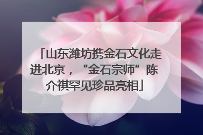 山东潍坊携金石文化走进北京，“金石宗师”陈介祺罕见珍品亮相