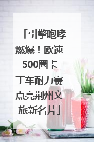 引擎咆哮燃爆！欧速500圈卡丁车耐力赛点亮荆州文旅新名片