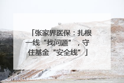 张家界医保：扎根一线“找问题”，守住基金“安全线”