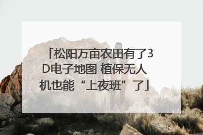 松阳万亩农田有了3D电子地图 植保无人机也能“上夜班”了