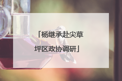 杨继承赴尖草坪区政协调研
