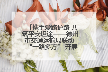 携手爱路护路 共筑平安坦途——德州市交通运输局联动 “一路多方” 开展路政宣传月活动