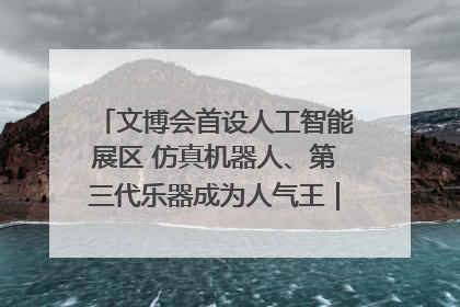 文博会首设人工智能展区 仿真机器人、第三代乐器成为人气王｜文博向“新”