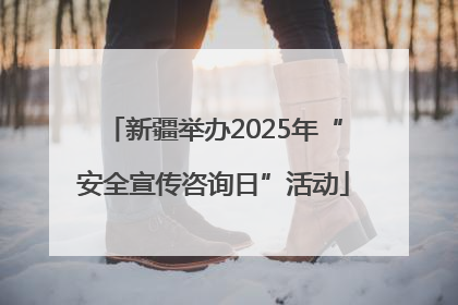 新疆举办2025年“安全宣传咨询日”活动