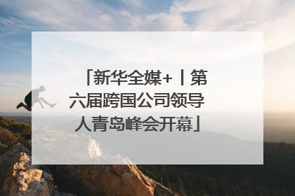 新华全媒+丨第六届跨国公司领导人青岛峰会开幕
