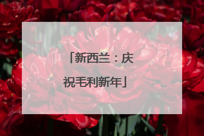 新西兰：庆祝毛利新年
