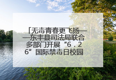 无毒青春更飞扬——东丰县司法局联合多部门开展“6．26”国际禁毒日校园宣讲活动