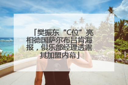 樊振东“C位”亮相德国萨尔布吕肯海报，俱乐部经理透露其加盟内幕