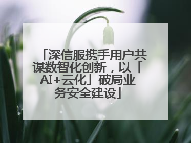 深信服携手用户共谋数智化创新，以「AI+云化」破局业务安全建设