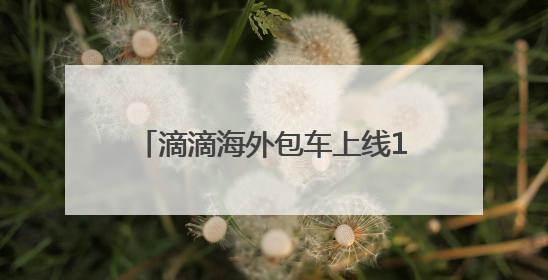 滴滴海外包车上线11国26城，端午国内包车低至7.5折