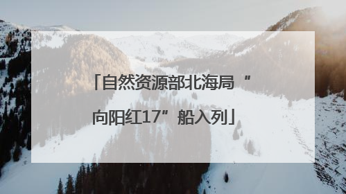 自然资源部北海局“向阳红17”船入列