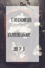 英国难道真想重返欧盟？