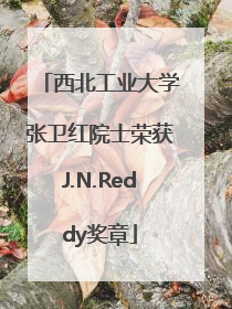 西北工业大学张卫红院士荣获J.N.Reddy奖章