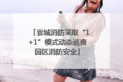 襄城消防采取“1+1”模式动态巡查园区消防安全