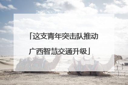 这支青年突击队推动广西智慧交通升级