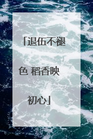 退伍不褪色 稻香映初心