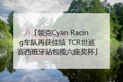 领克Cyan Racing车队再获佳绩 TCR世巡赛西班牙站包揽六座奖杯