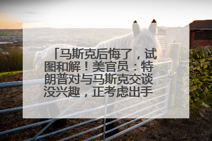 马斯克后悔了，试图和解！美官员：特朗普对与马斯克交谈没兴趣，正考虑出手此前买的红色特斯拉！特斯拉股价巨震