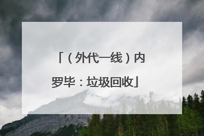 （外代一线）内罗毕：垃圾回收